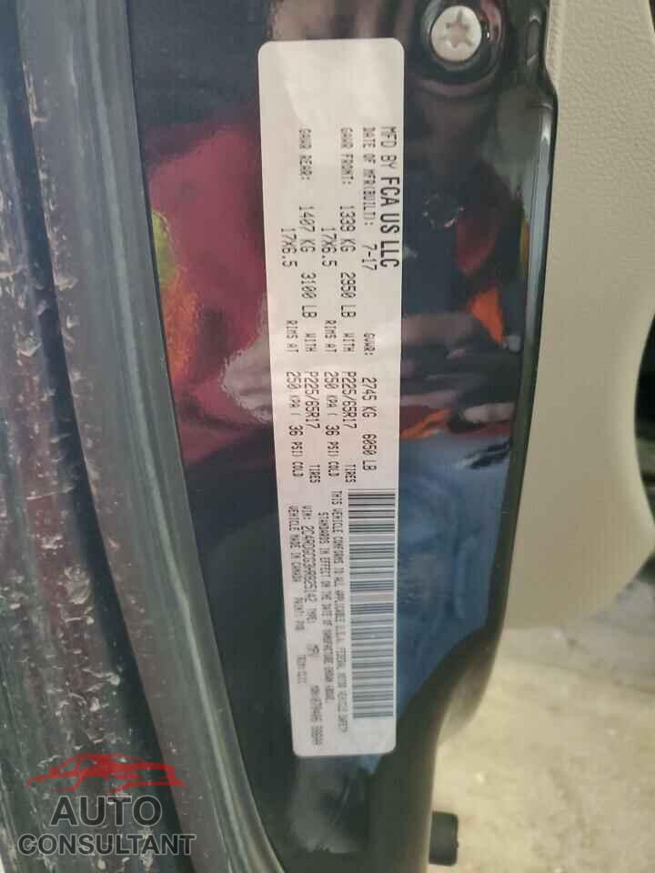 DODGE CARAVAN 2017 - 2C4RDGCG3HR825142