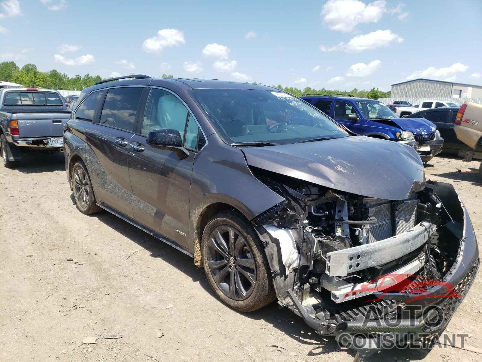 TOYOTA SIENNA 2021 - 5TDDRKEC0MS017857