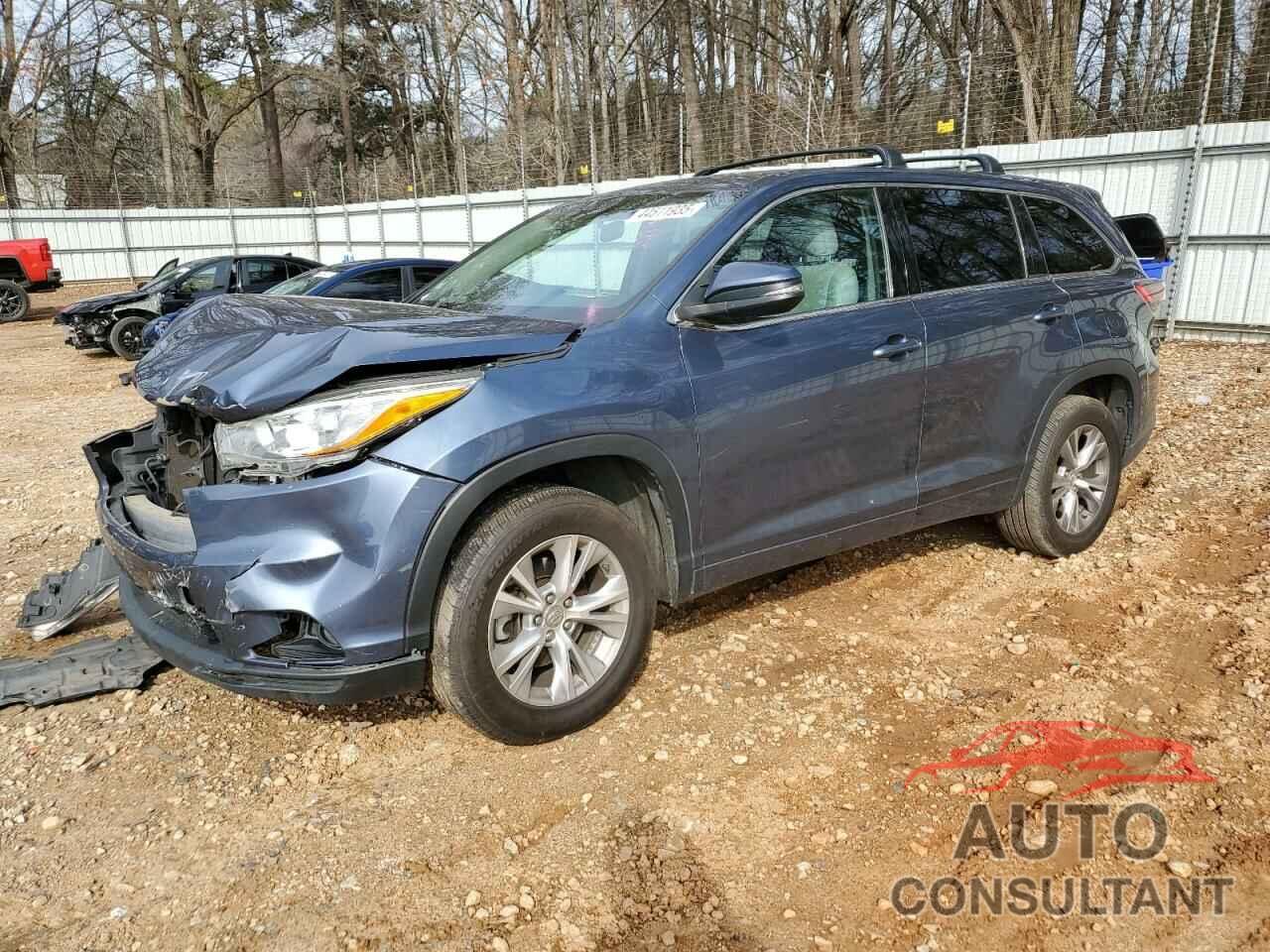 TOYOTA HIGHLANDER 2015 - 5TDZKRFH1FS086539