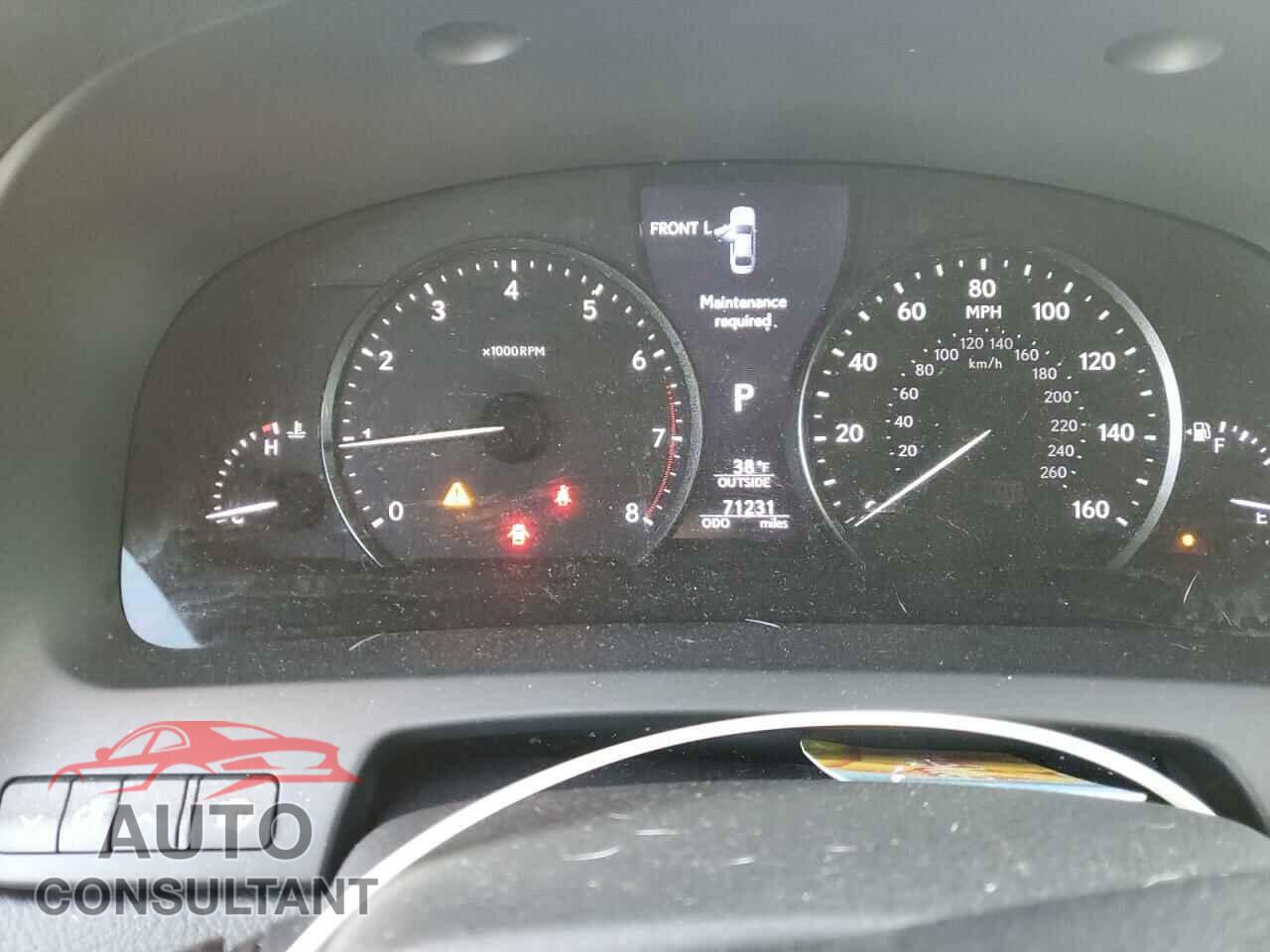 LEXUS LS460 2014 - JTHBL5EF3E5132656