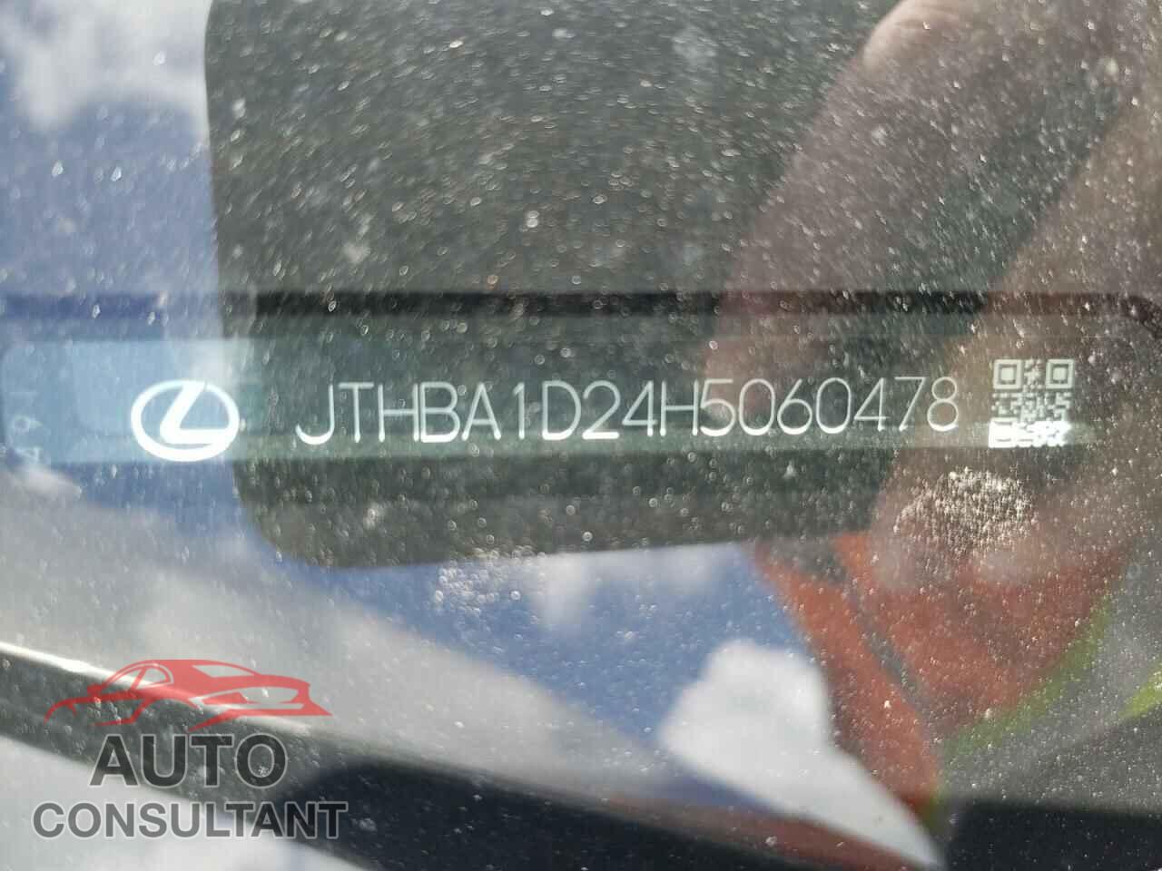 LEXUS IS 2017 - JTHBA1D24H5060478