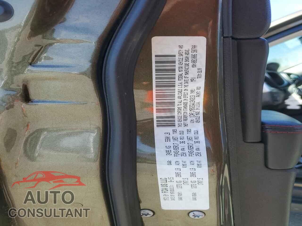 JEEP CHEROKEE 2016 - 1C4PJMBS2GW124313