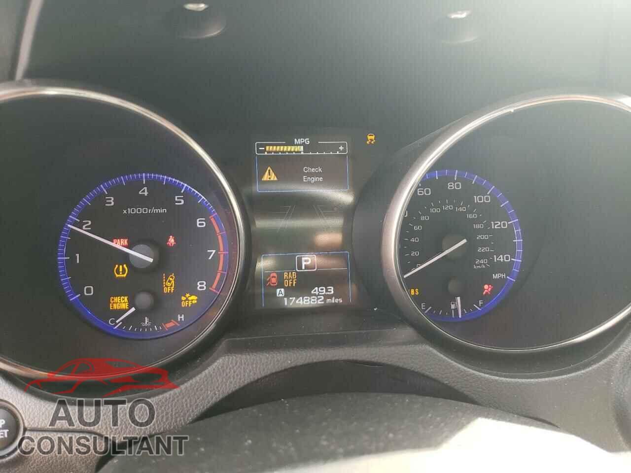 SUBARU OUTBACK 2017 - 4S4BSANC0H3272324