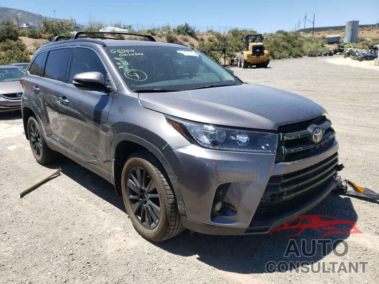 TOYOTA HIGHLANDER 2019 - 5TDJZRFH3KS603147