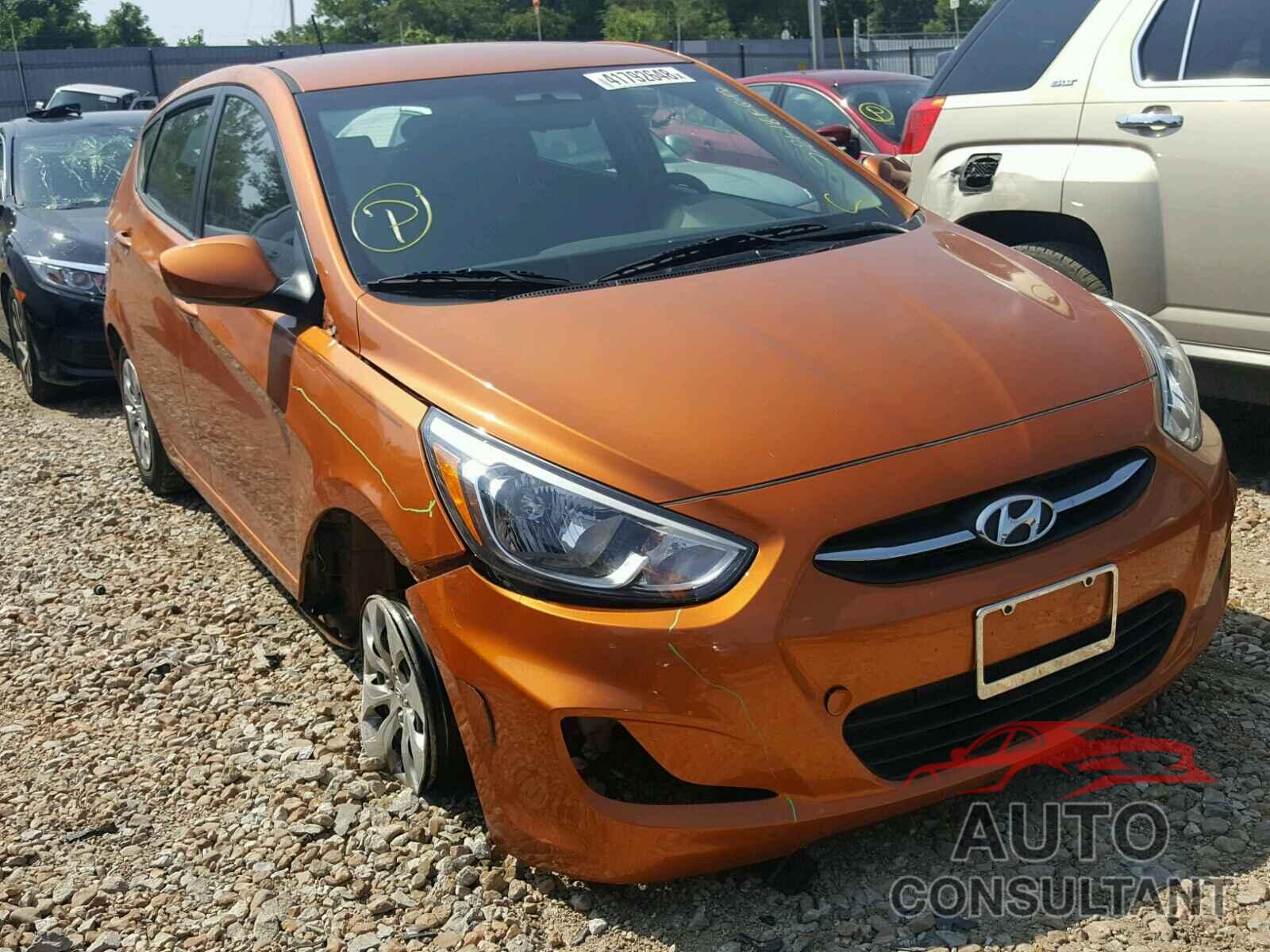 HYUNDAI ACCENT 2017 - KMHCT5AE0HU321497