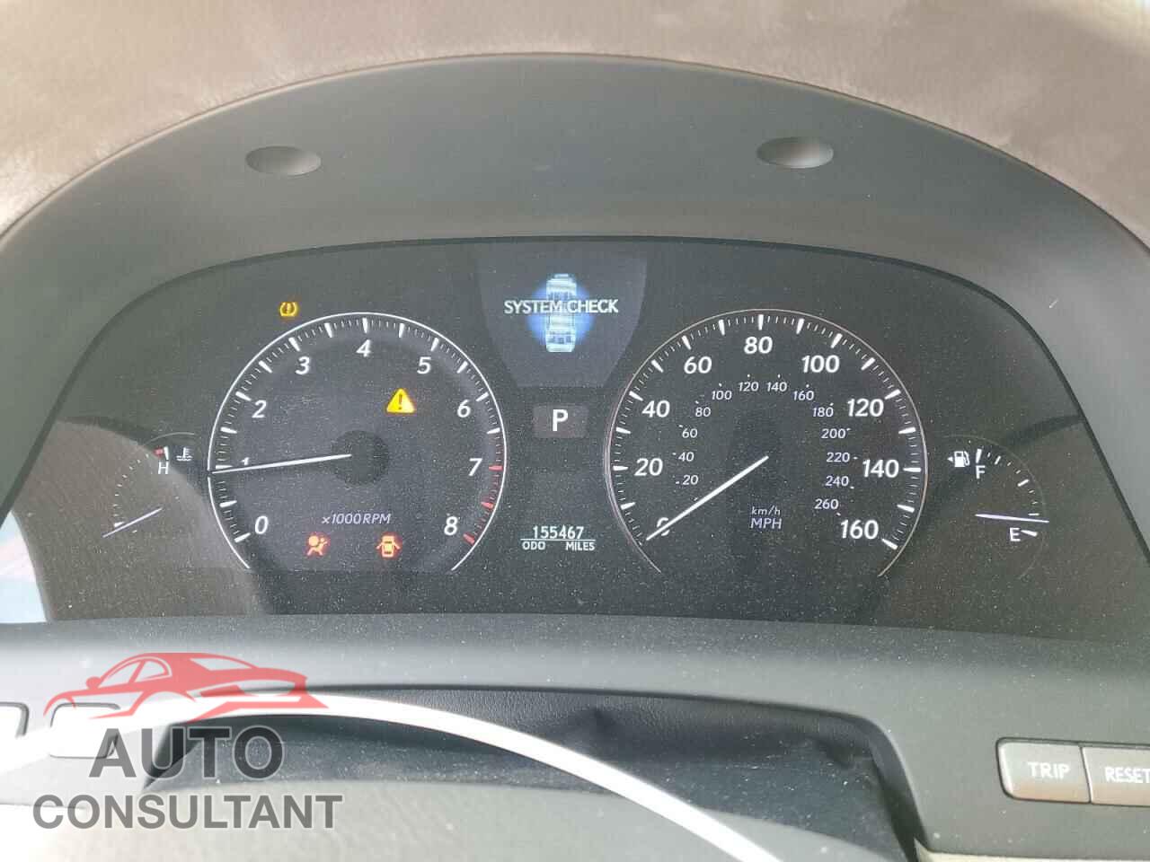 LEXUS LS460 2012 - JTHBL5EF6C5112950