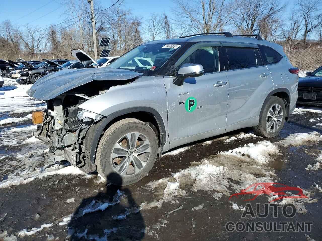 TOYOTA HIGHLANDER 2021 - 5TDGBRCH6MS514646