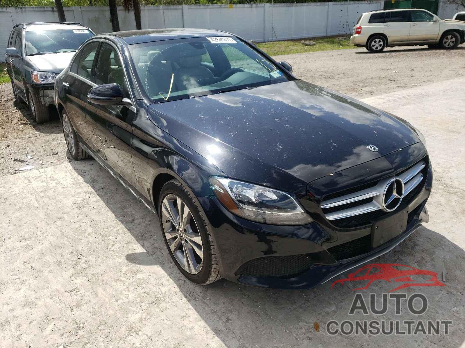 MERCEDES-BENZ C CLASS 2018 - 55SWF4KB6JU272231