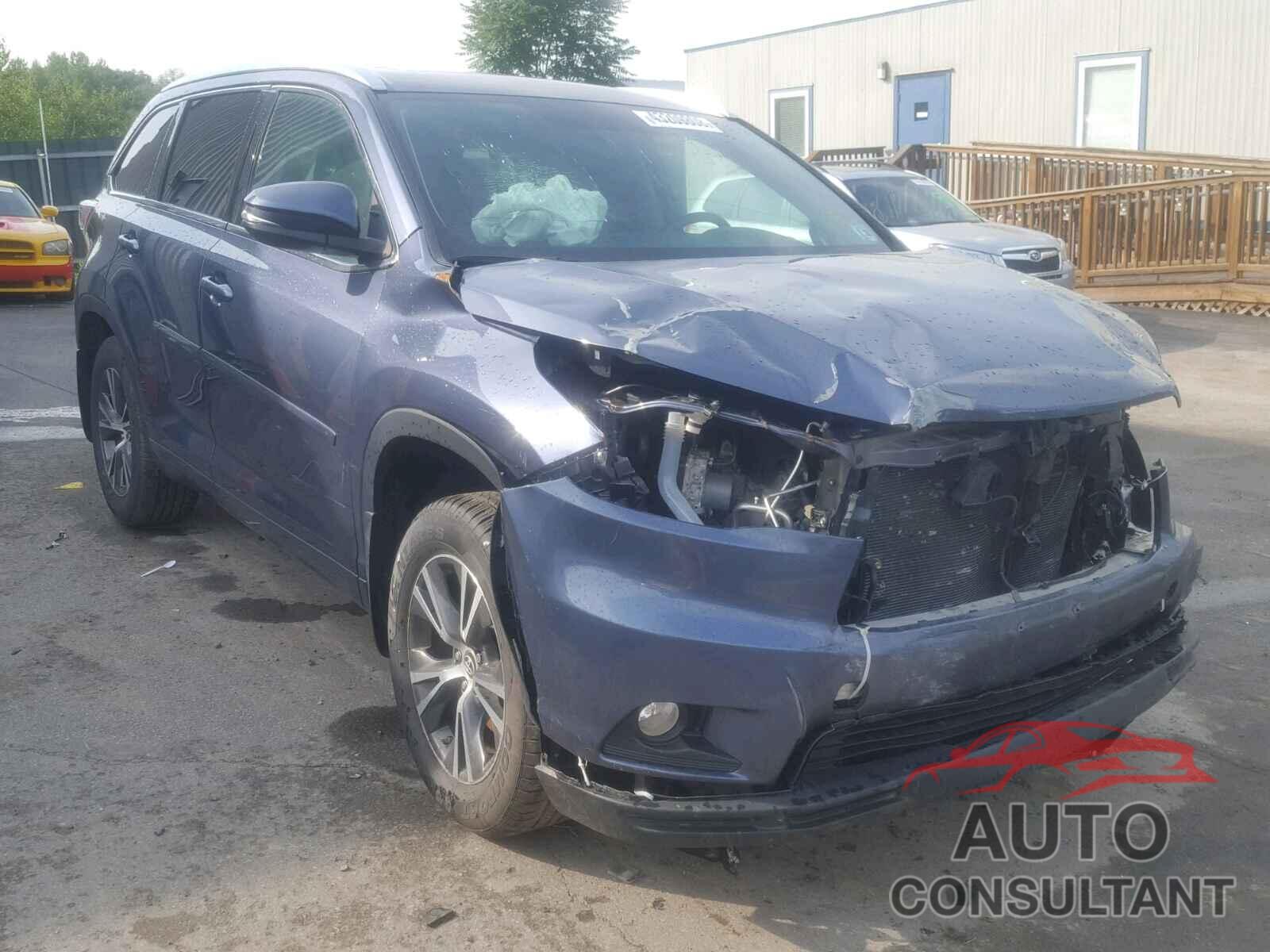 TOYOTA HIGHLANDER 2016 - 5TDJKRFH0GS275892