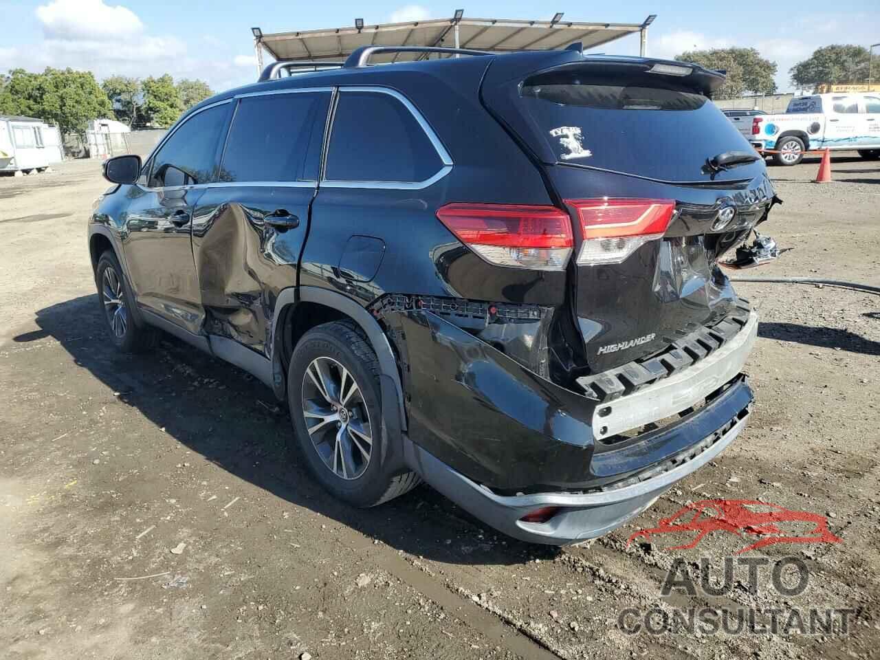 TOYOTA HIGHLANDER 2019 - 5TDZZRFH2KS318099