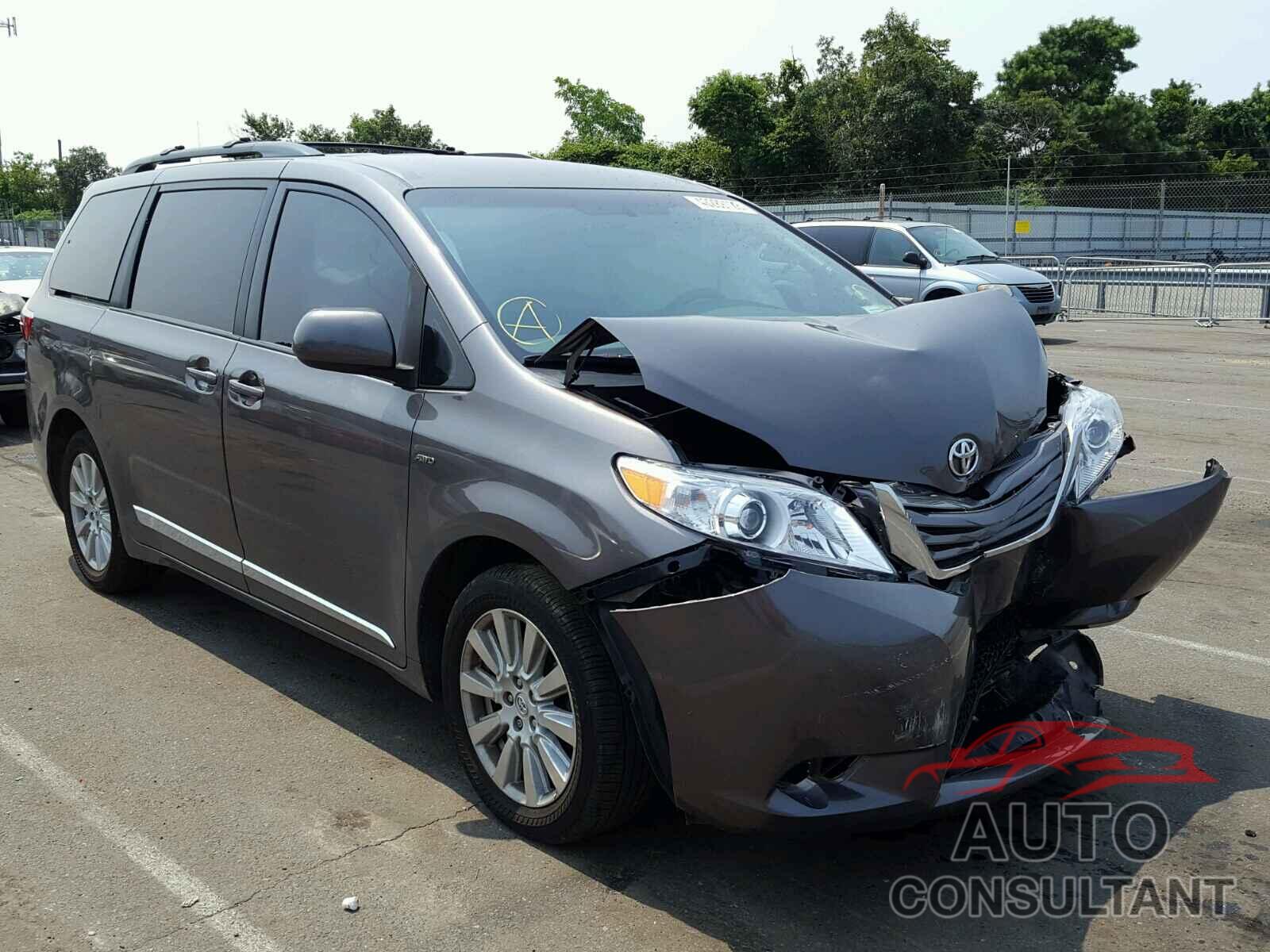 TOYOTA SIENNA LE 2017 - 5TDJZ3DC5HS174963