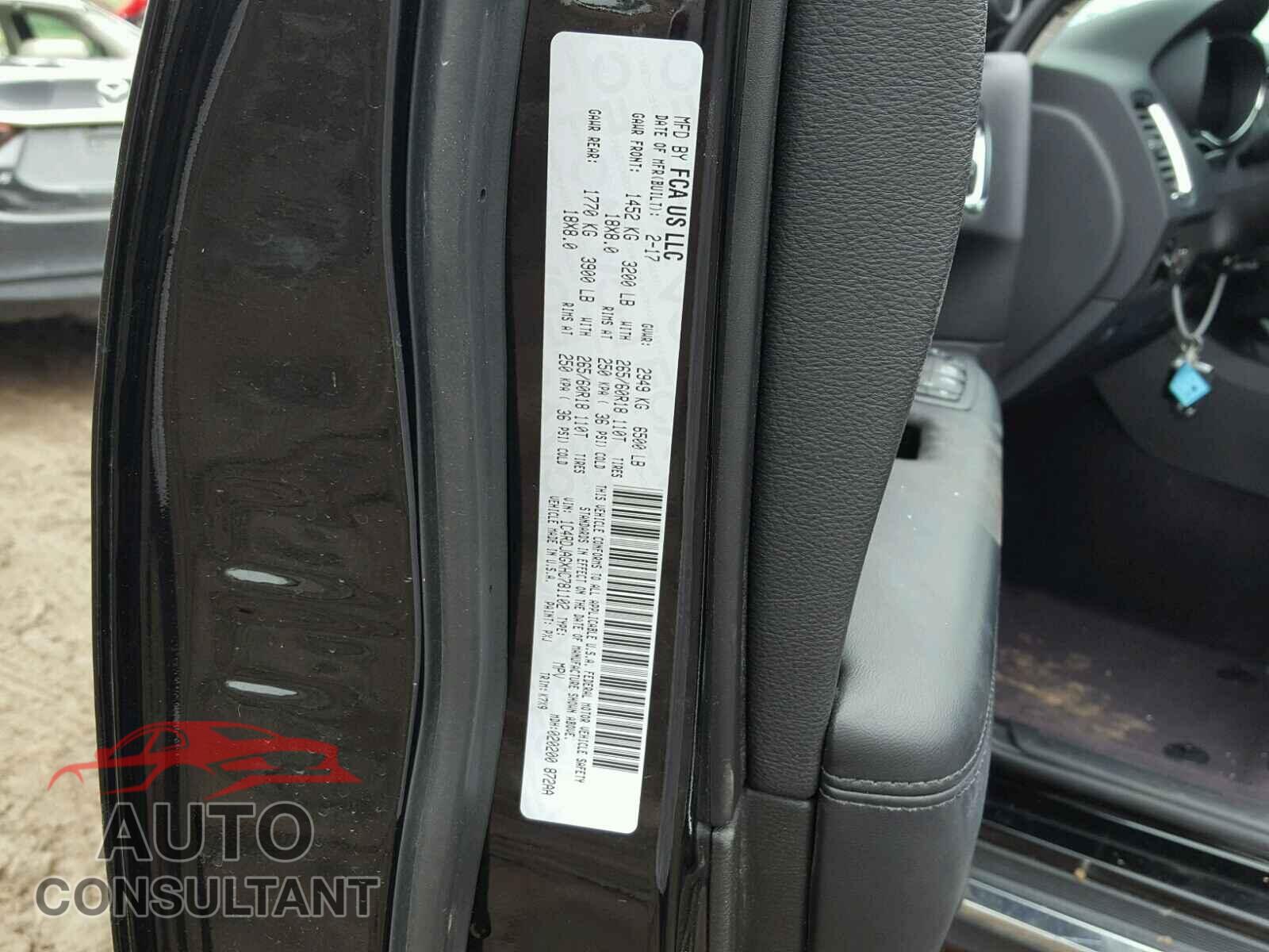 DODGE DURANGO SXT 2017 - 1C4RDJAGXHC781102