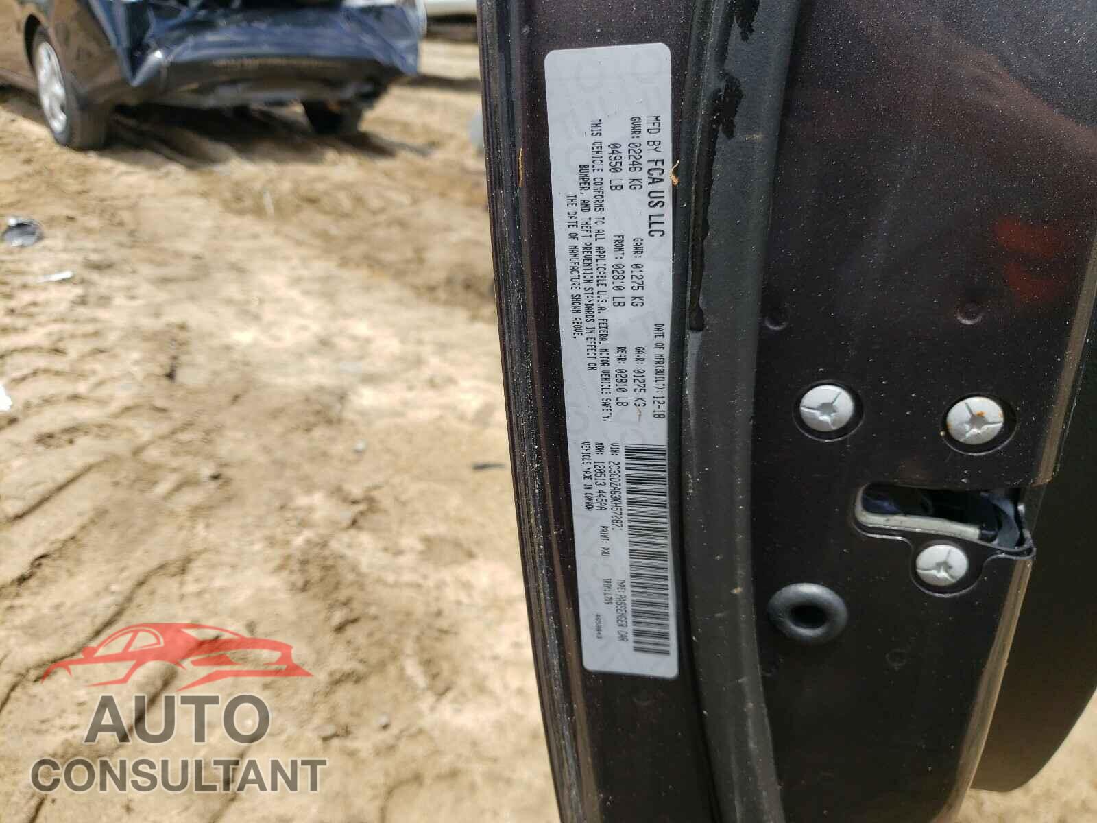 DODGE CHALLENGER 2019 - 2C3CDZAG3KH570871