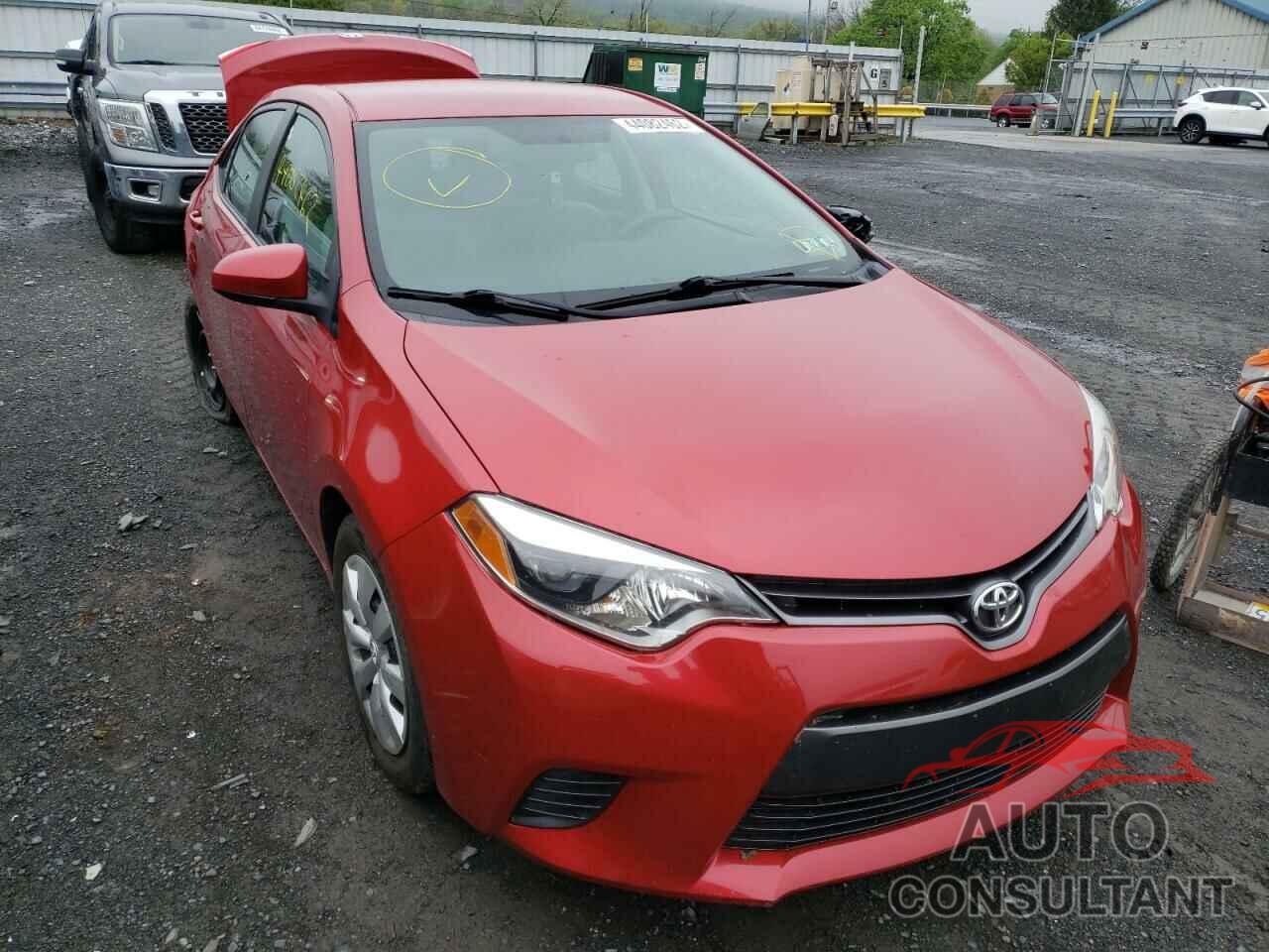 TOYOTA COROLLA 2016 - 2T1BURHE3GC607933