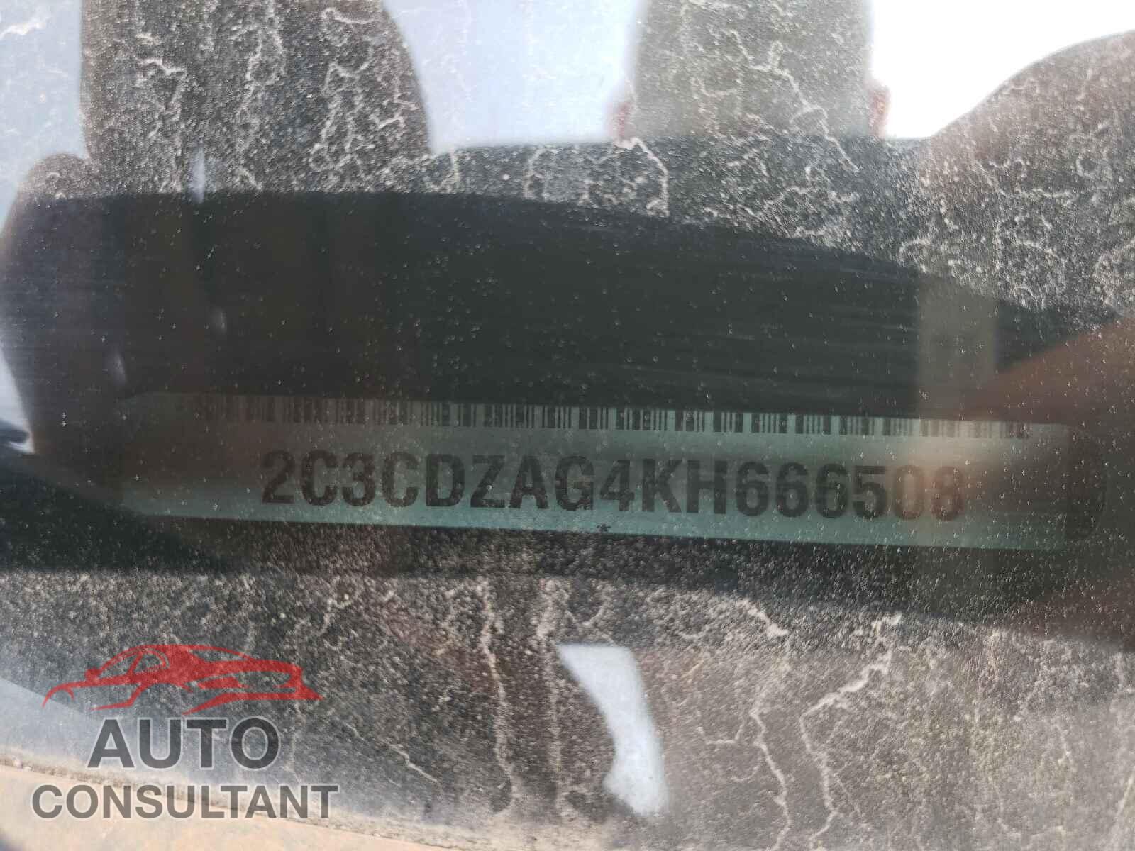 DODGE CHALLENGER 2019 - 2C3CDZAG4KH666508
