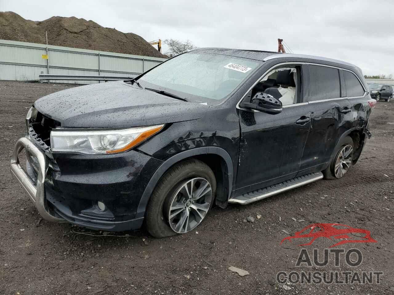 TOYOTA HIGHLANDER 2016 - 5TDJKRFH3GS311011