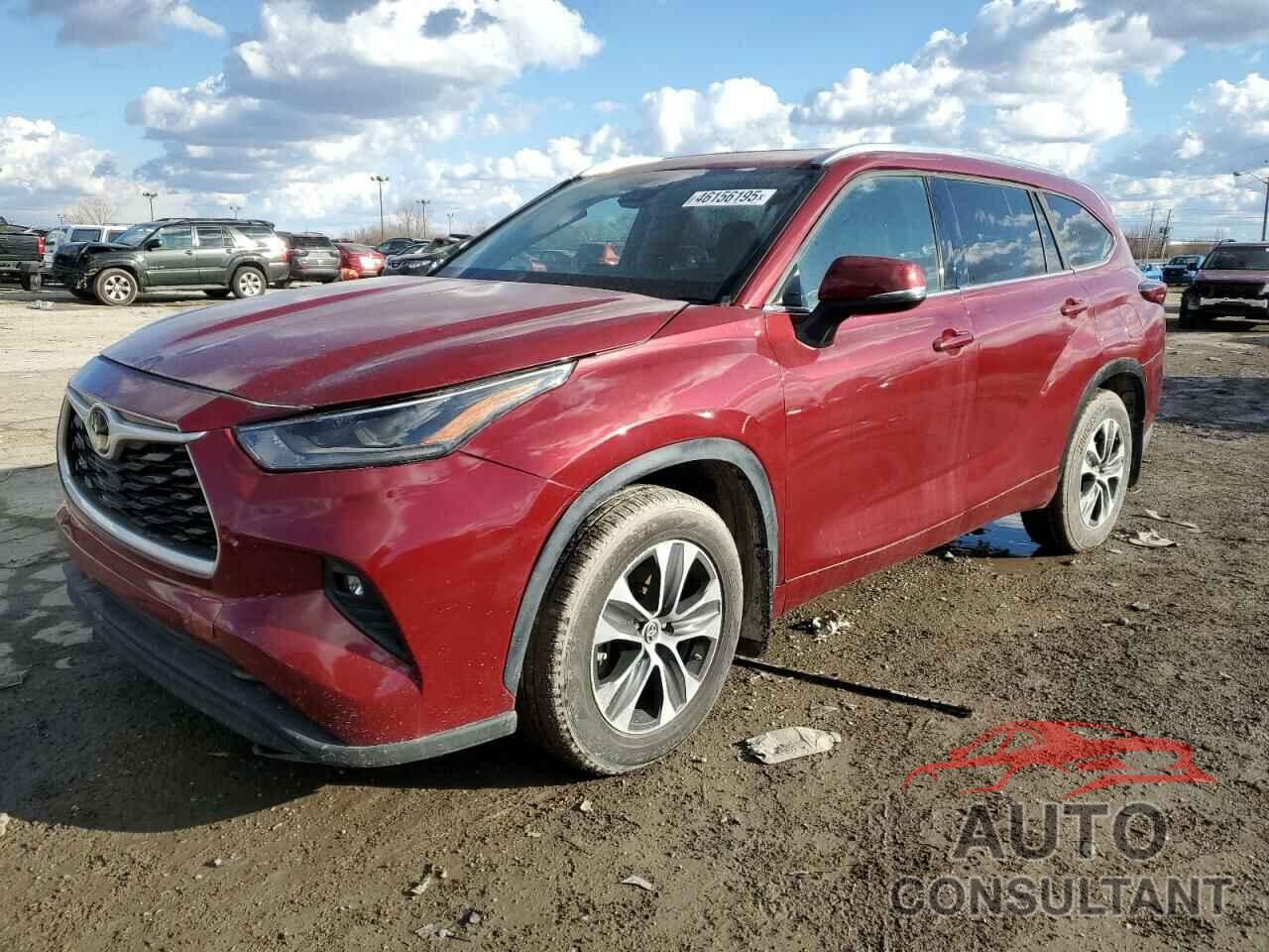 TOYOTA HIGHLANDER 2021 - 5TDHARAH5MS503633