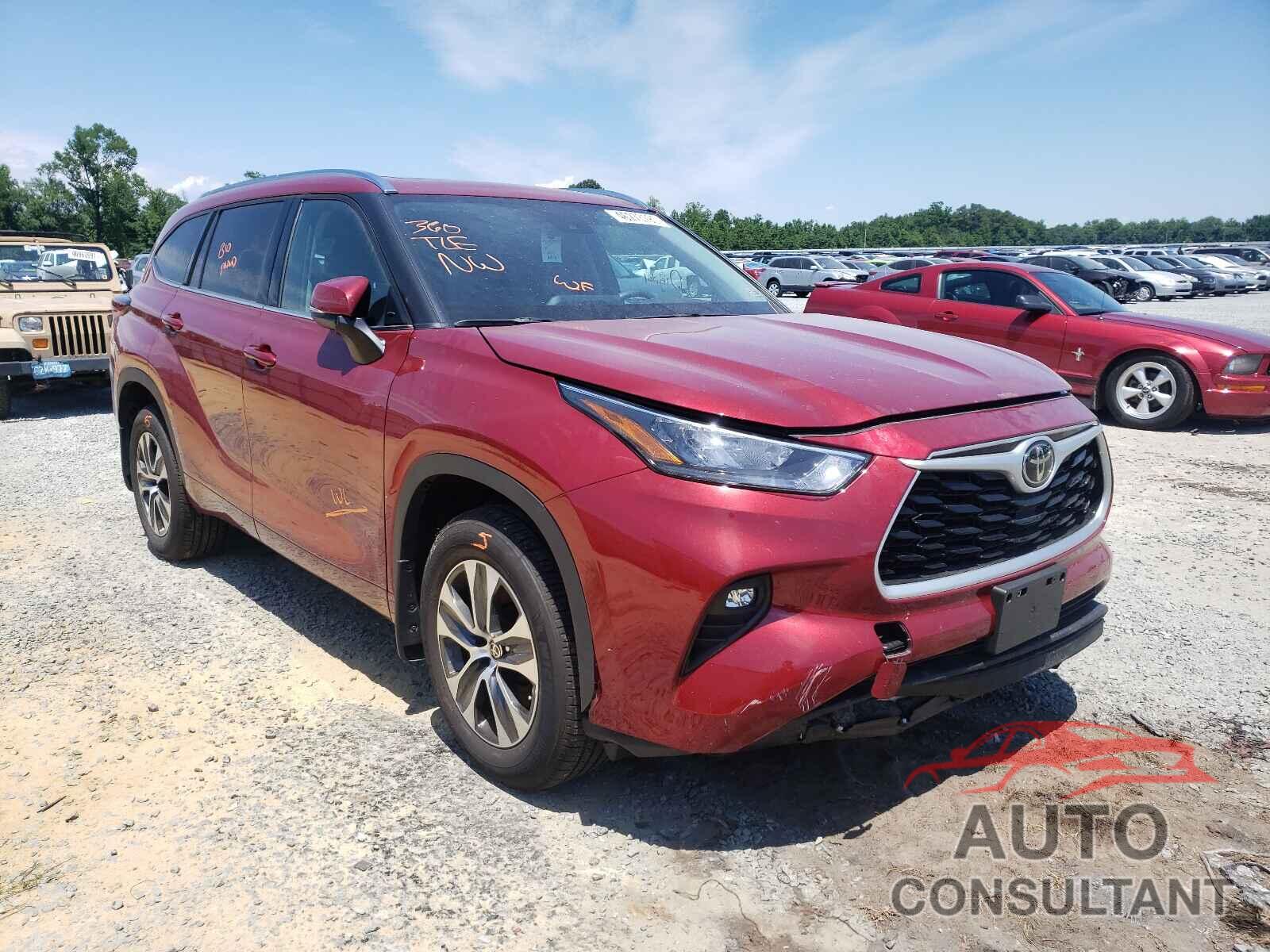 TOYOTA HIGHLANDER 2020 - 5TDHZRBH8LS514888