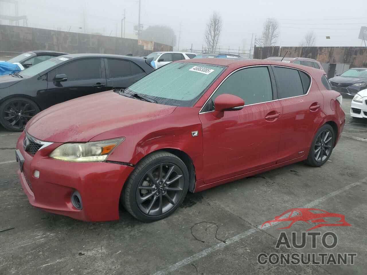 LEXUS CT 200 2013 - JTHKD5BH7D2134493