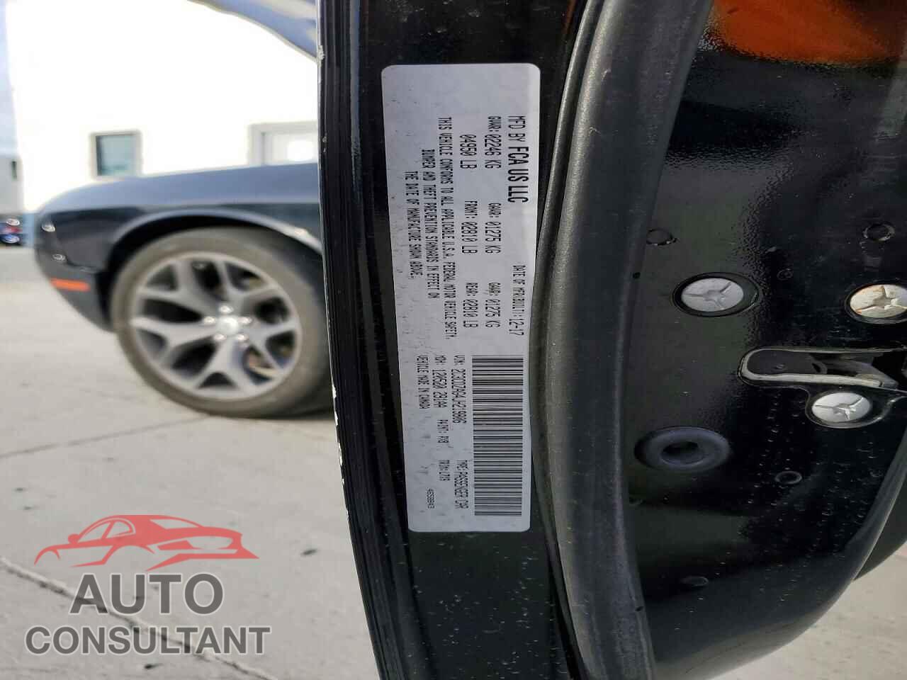 DODGE CHALLENGER 2018 - 2C3CDZAG4JH219806