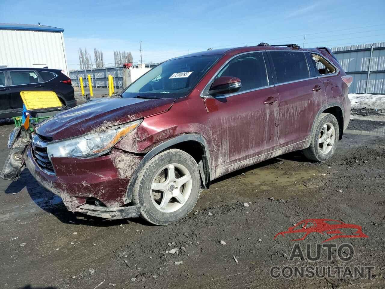 TOYOTA HIGHLANDER 2015 - 5TDBKRFH6FS146056