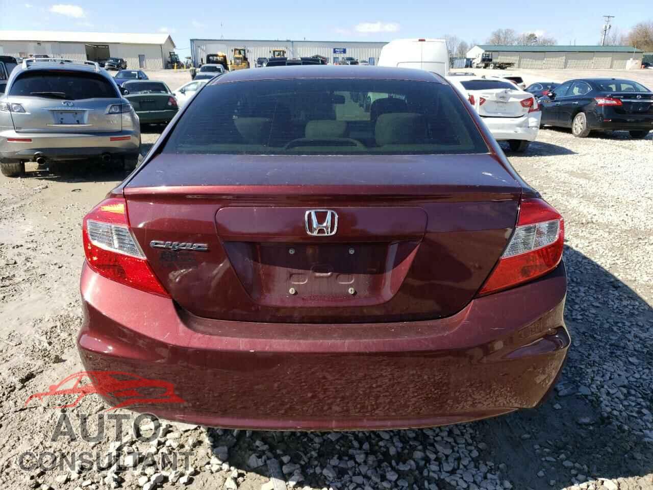 HONDA CIVIC 2012 - 19XFB2F86CE082552
