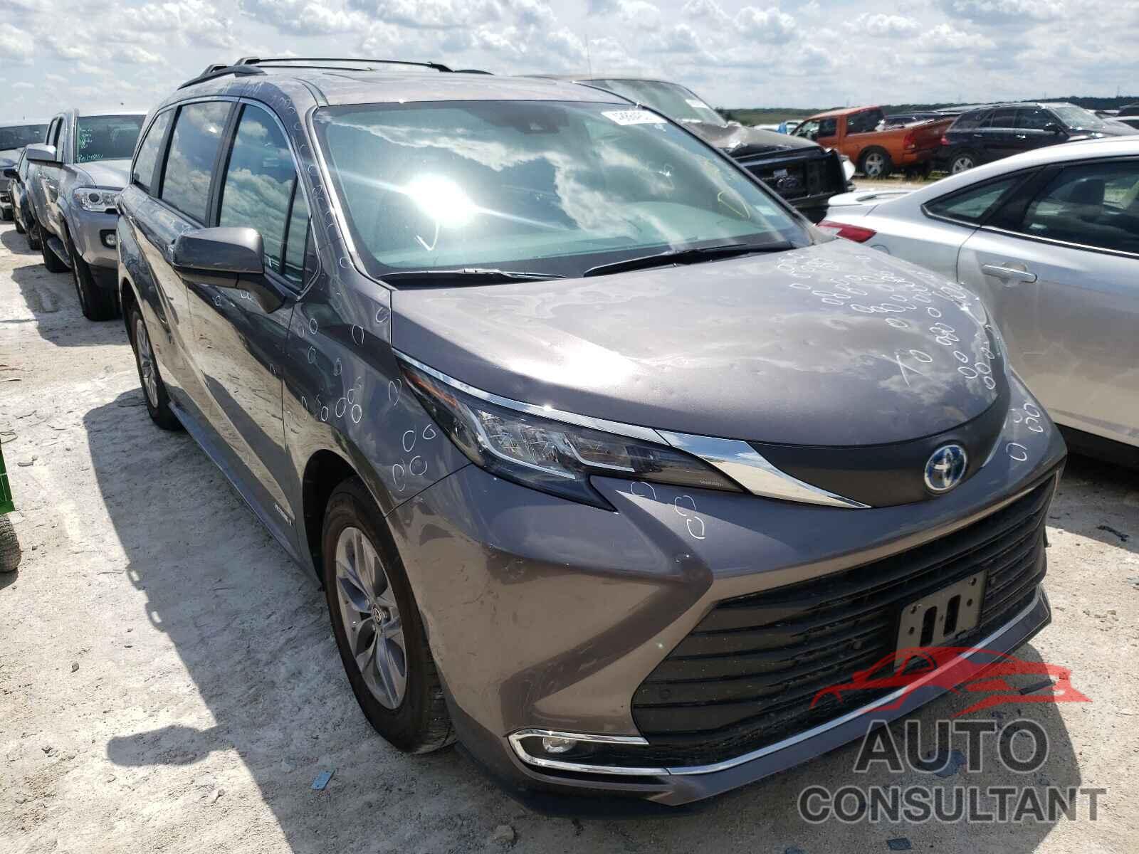 TOYOTA SIENNA 2021 - 5TDYRKEC9MS004347