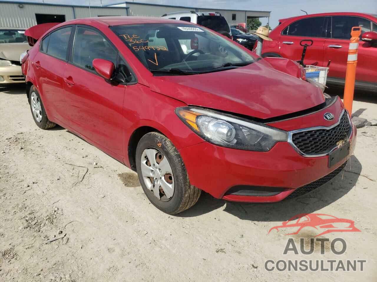 KIA FORTE 2016 - KNAFK4A67G5549932