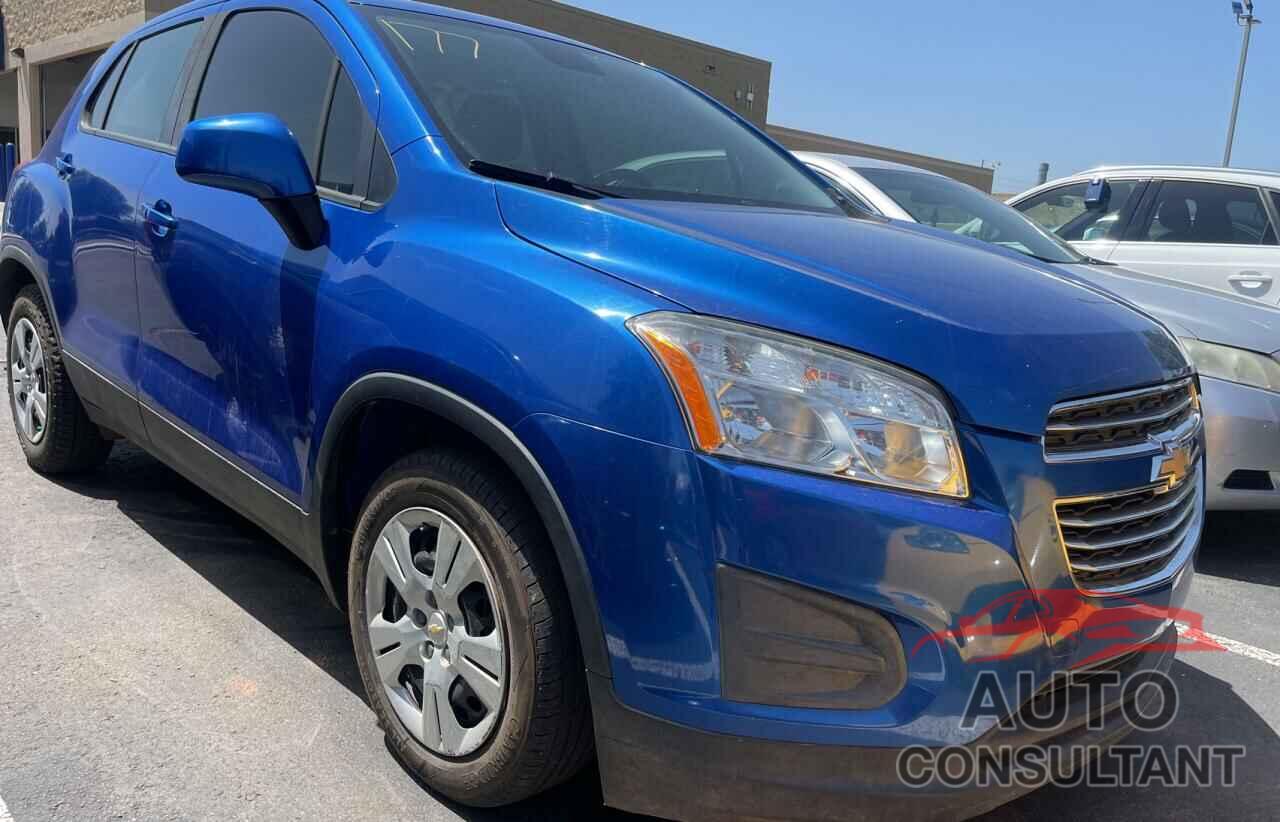 CHEVROLET TRAX 2016 - KL7CJKSB9GB758368