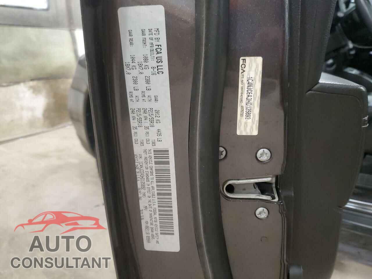 JEEP COMPASS 2017 - 1C4NJCEA3HD125892