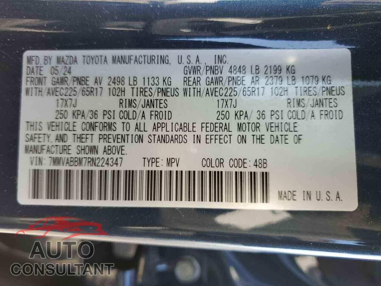 MAZDA CX-50 PREF 2024 - 7MMVABBM7RN224347