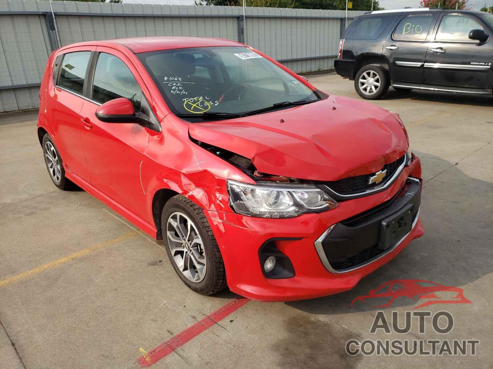 CHEVROLET SONIC 2017 - 1G1JD6SH7H4177074