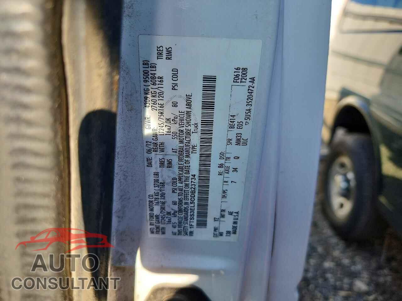 FORD ECONOLINE 2012 - 1FTSS3EL5CDB23734