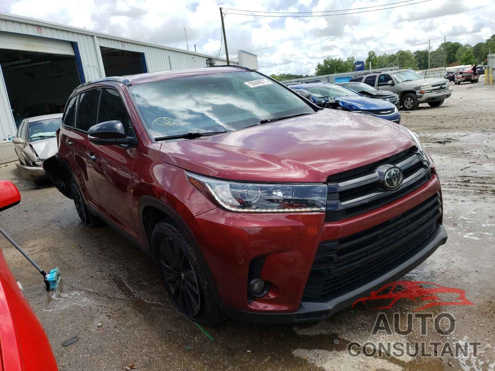 TOYOTA HIGHLANDER 2019 - 5TDKZRFHXKS317946