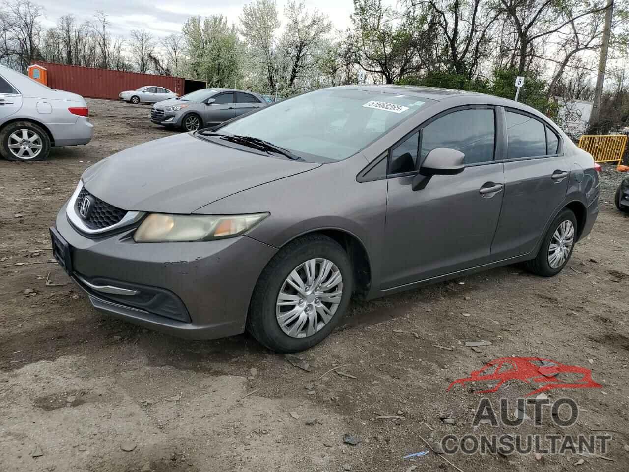 HONDA CIVIC 2013 - 19XFB2F55DE023385