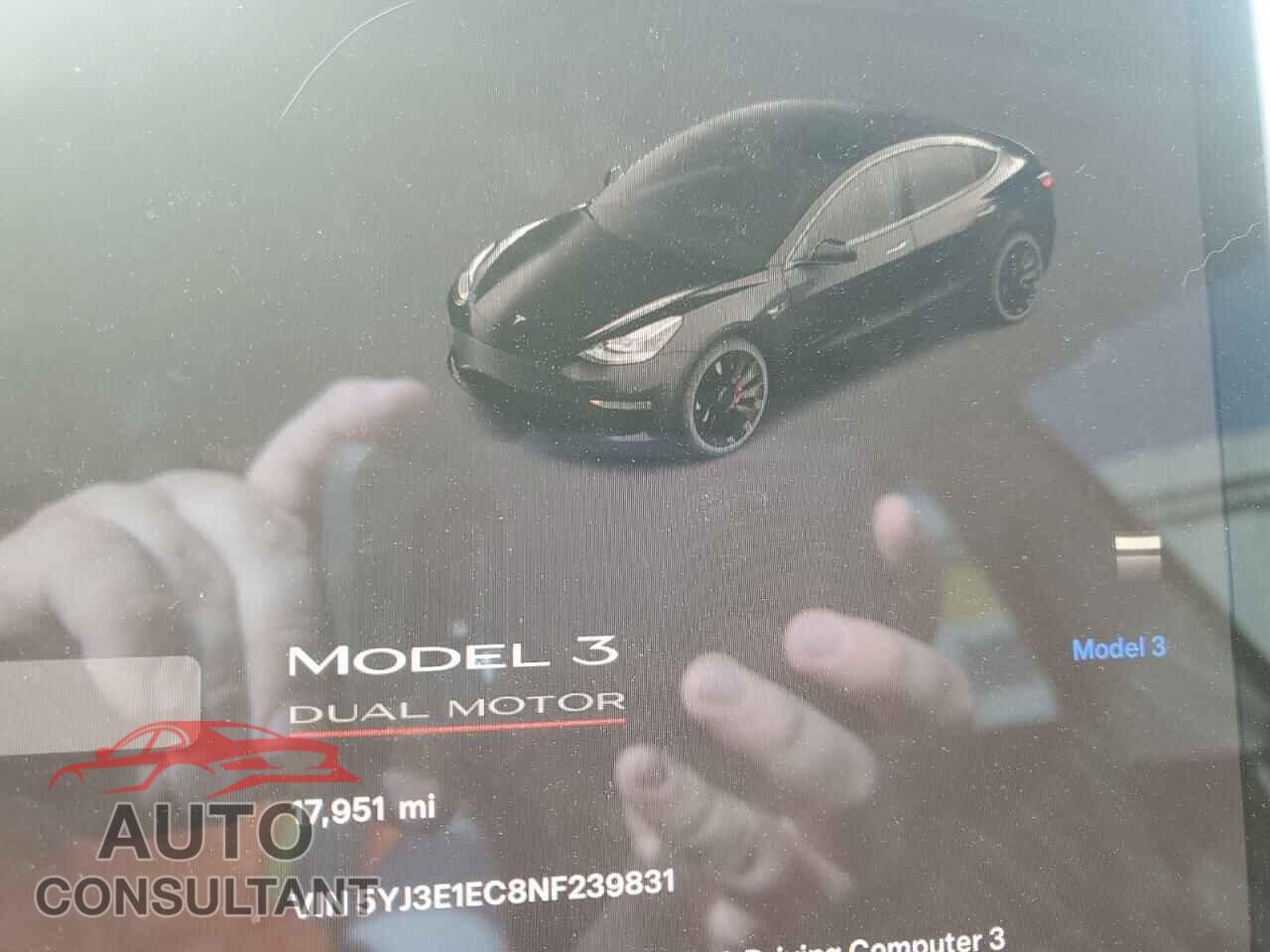 TESLA MODEL 3 2022 - 5YJ3E1EC8NF239831