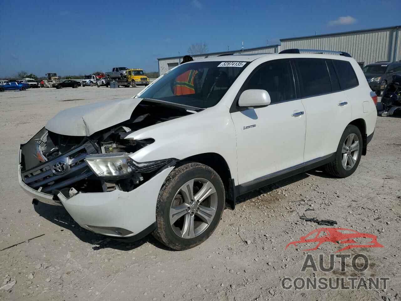 TOYOTA HIGHLANDER 2012 - 5TDYK3EH0CS051867