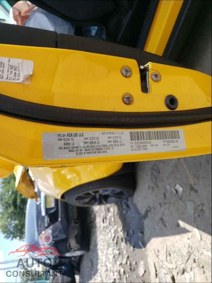 DODGE CHALLENGER 2017 - 2C3CDZAG4HH531425