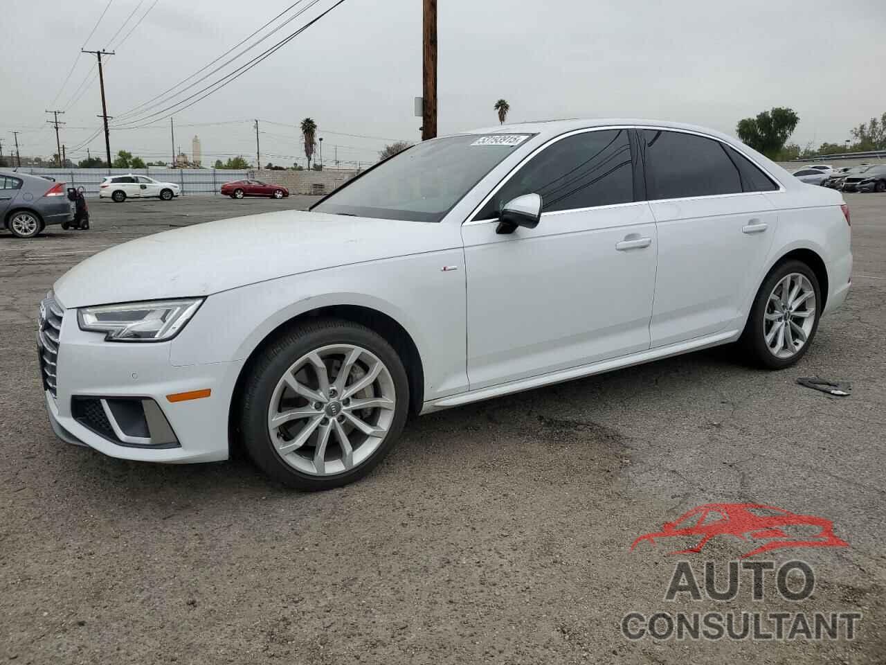 AUDI A4 2019 - WAUENAF49KN016496
