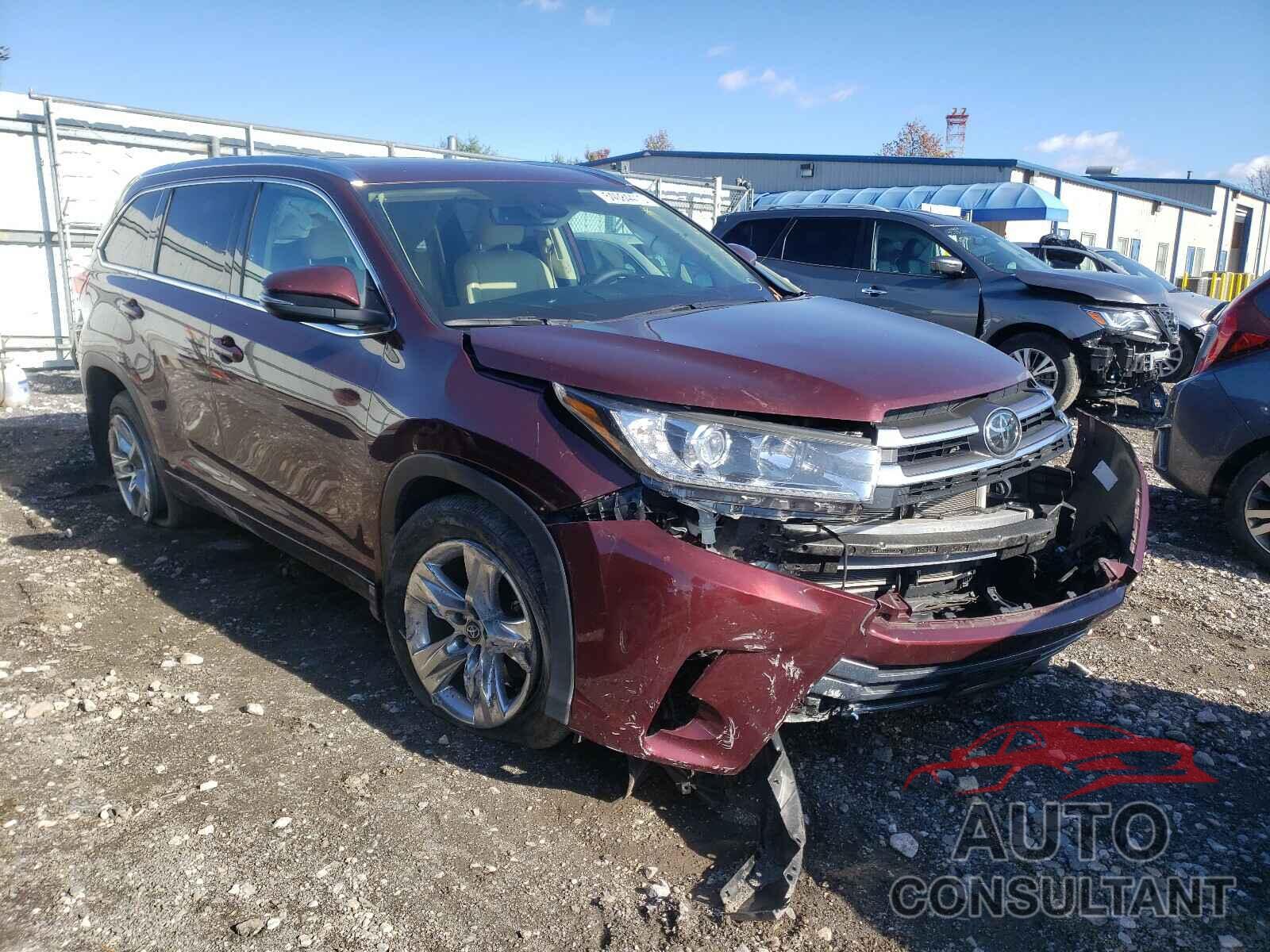 TOYOTA HIGHLANDER 2019 - 5TDDZRFH4KS965131