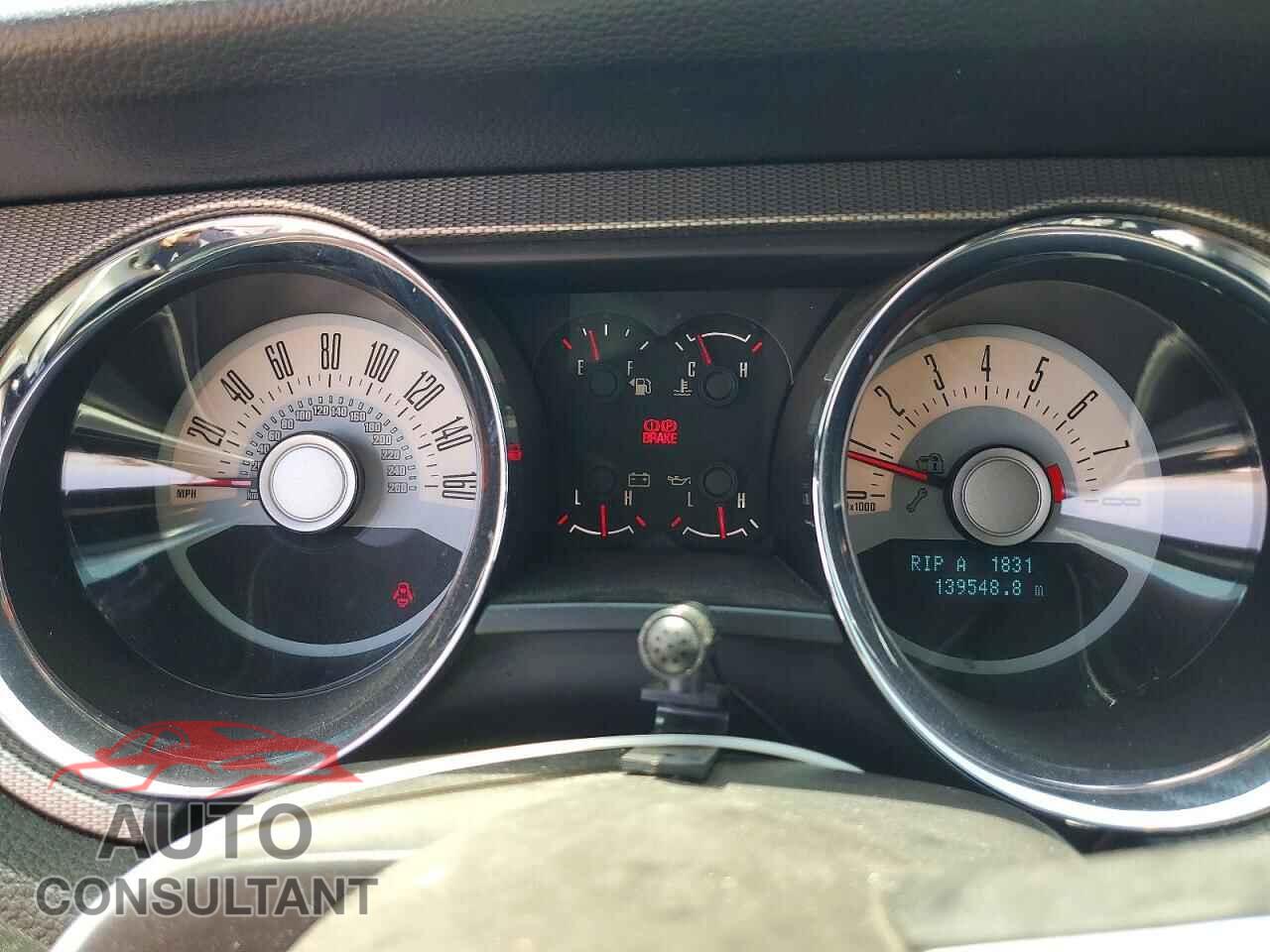 FORD MUSTANG 2012 - 1ZVBP8CF3C5210180