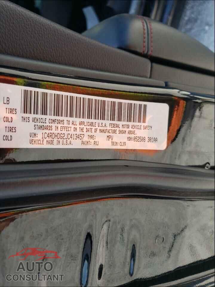 DODGE DURANGO 2018 - 1C4RDHDG2JC413457