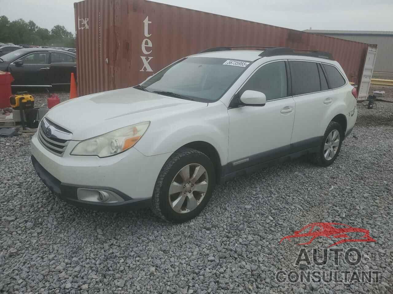 SUBARU OUTBACK 2012 - 4S4BRBCC9C3243286