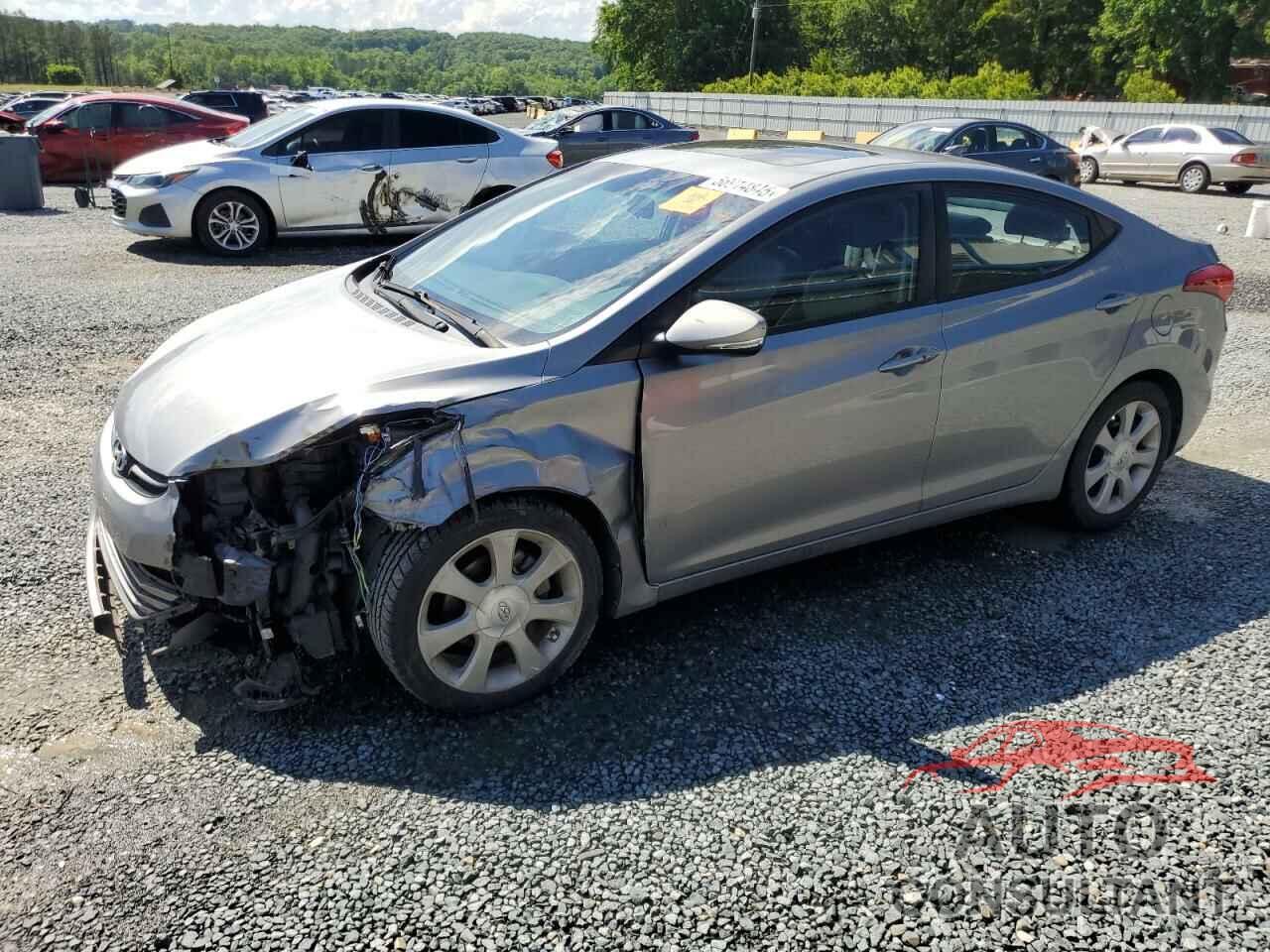 HYUNDAI ELANTRA 2012 - KMHDH4AE4CU462775