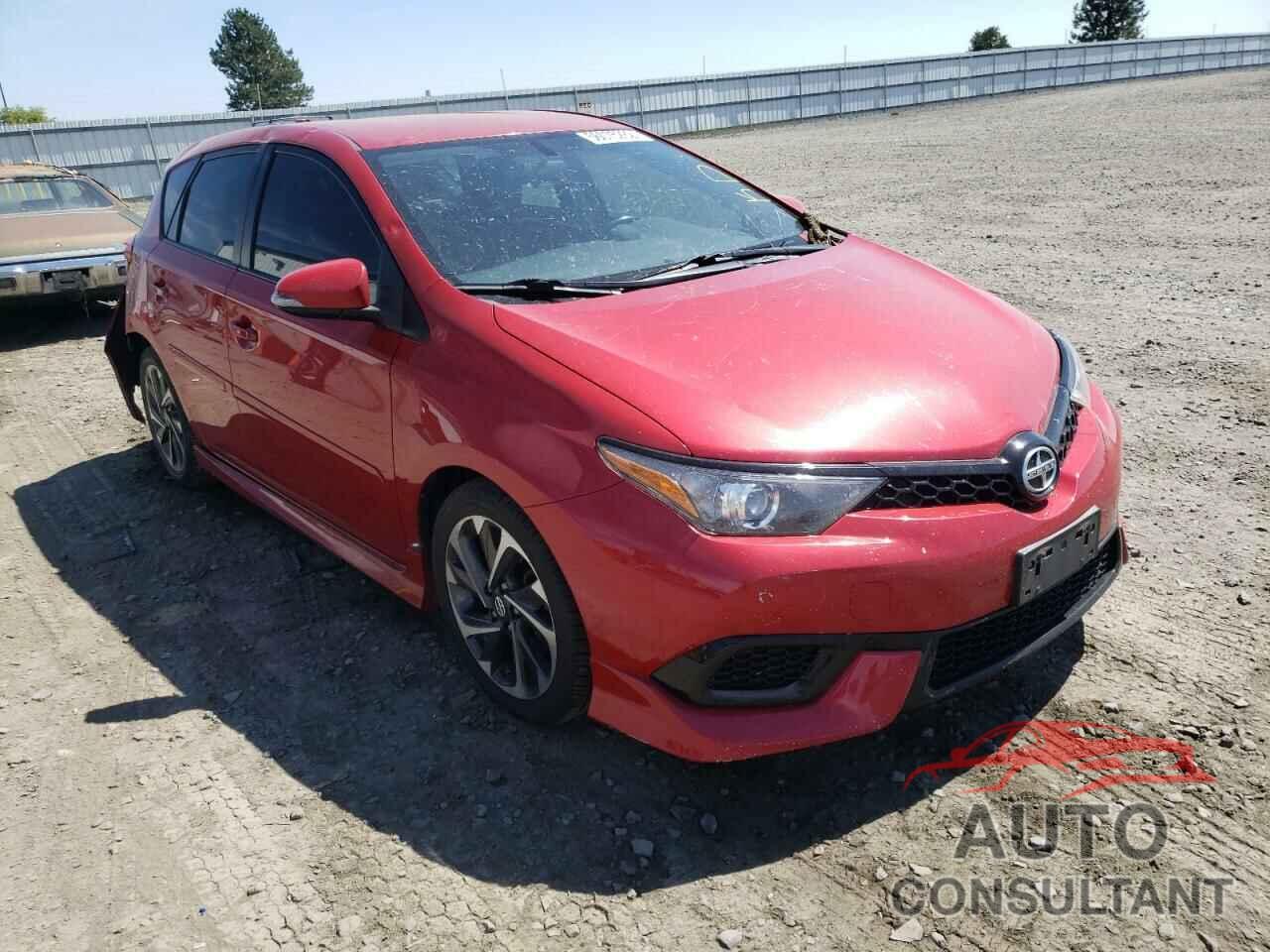 TOYOTA SCION 2016 - JTNKARJE2GJ510693