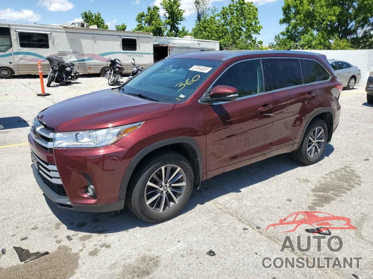 TOYOTA HIGHLANDER 2017 - 5TDJZRFH0HS442071