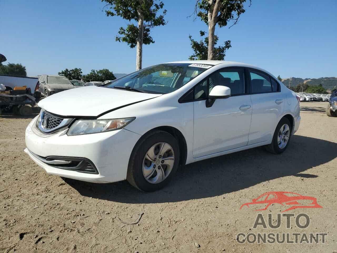 HONDA CIVIC 2013 - 19XFB2F52DE290385