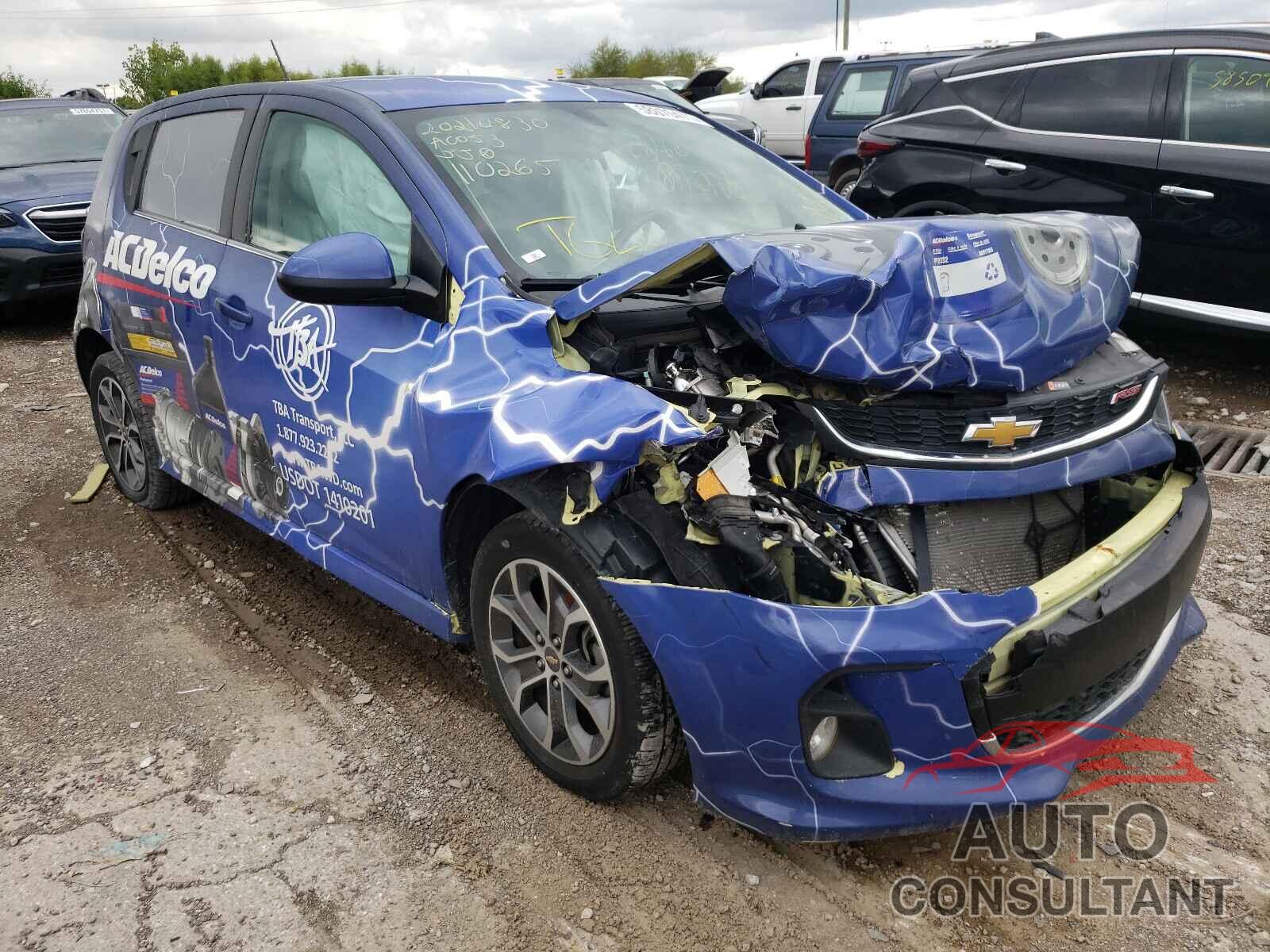 CHEVROLET SONIC 2017 - 1G1JD6SH9H4110265
