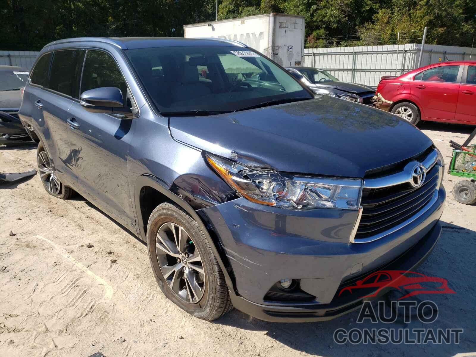 TOYOTA HIGHLANDER 2016 - 5TDKKRFH8GS506610