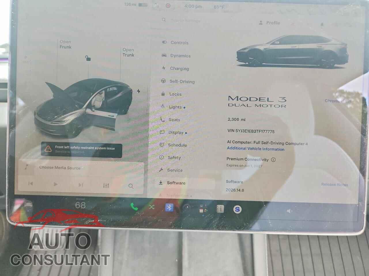 TESLA MODEL 3 2026 - 5YJ3E1EB3TF177775